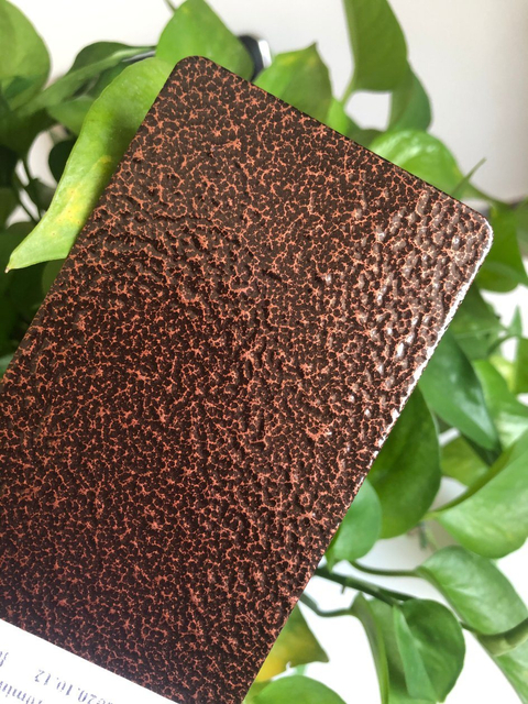 Silver Vein Black Hammer Tone Finish Rough Texture Thermosetting Powder Coating Polyester Resin Texture Powder Coated Steel